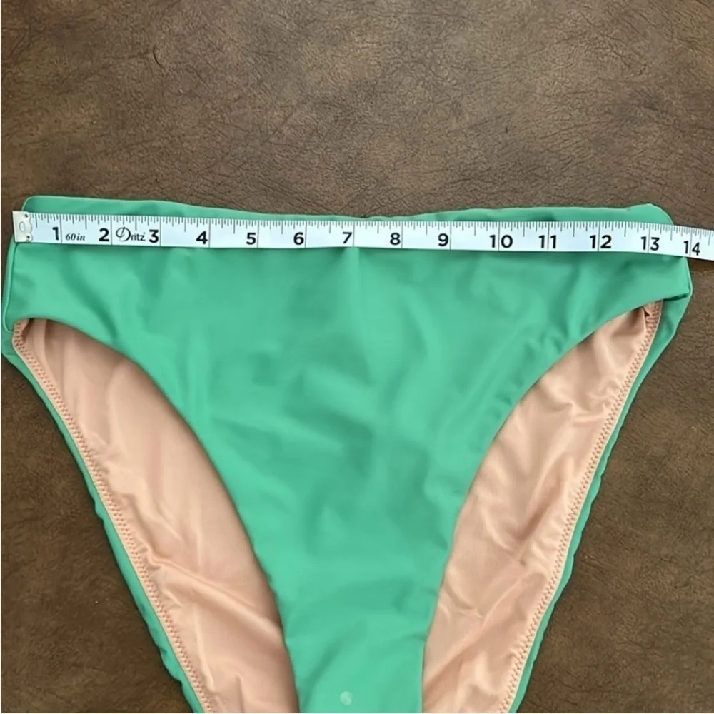 J. Crew Sea foam Green Swim Bikini Bottom Size M